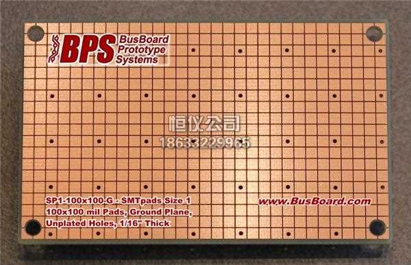 SP1-100x100-G(BusBoard Prototype Systems)印刷电路板和试验板图片